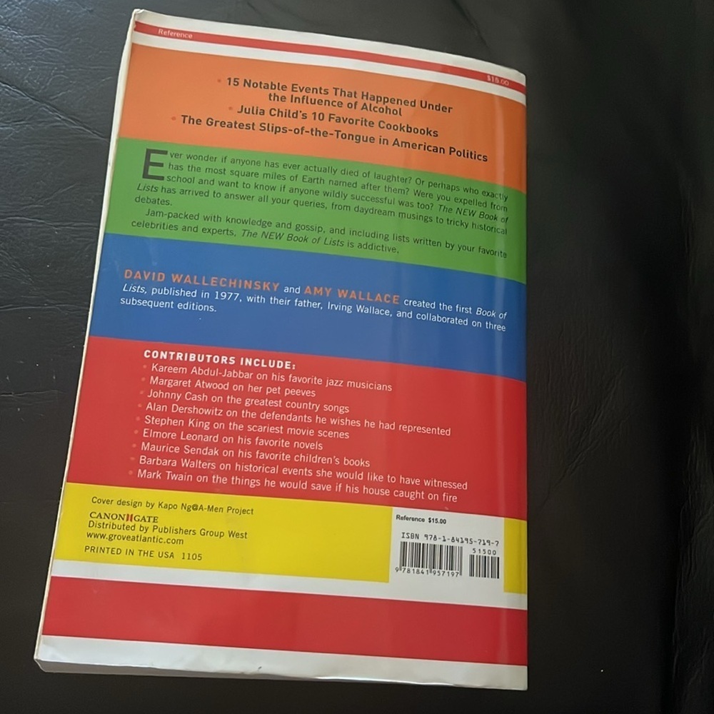 The New Book of Lists - Picture 2 of 2